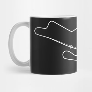 Art White Mugello F1 Track Italy Mug